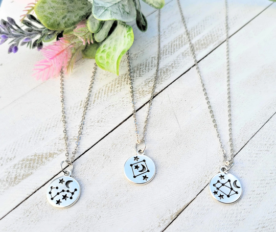 Constellation Necklace For Women, Custom Zodiac Necklace, Horoscope Jewelry, Astrology Jewelry Her, Celestial Jewelry, Birthday Gifts