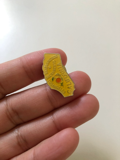 Vintage California State Enamel Lapel Pin