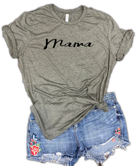 Mama Unisex Soft Blend Shirt - New Mom Shirt, Shirt Gift, To Be, Gifts, Cute Top, Workout Shirts For
