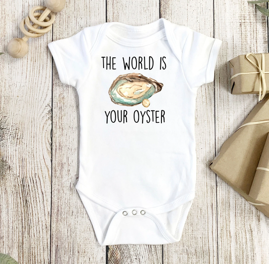 Oyster Onesie®, Baby Gift, Clam Fish Seafood Foodie