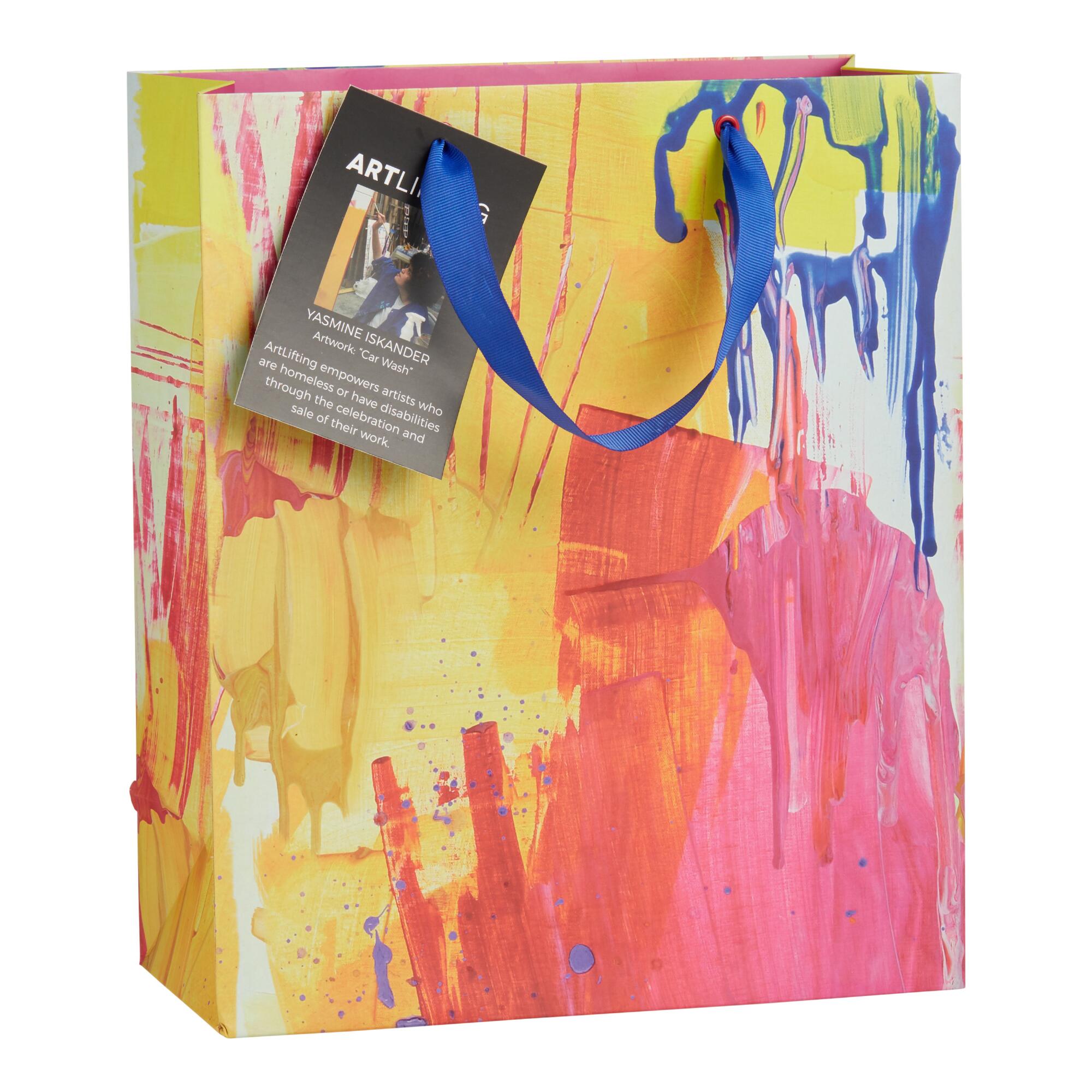 Large ArtLifting Car Wash Gift Bag by World Market