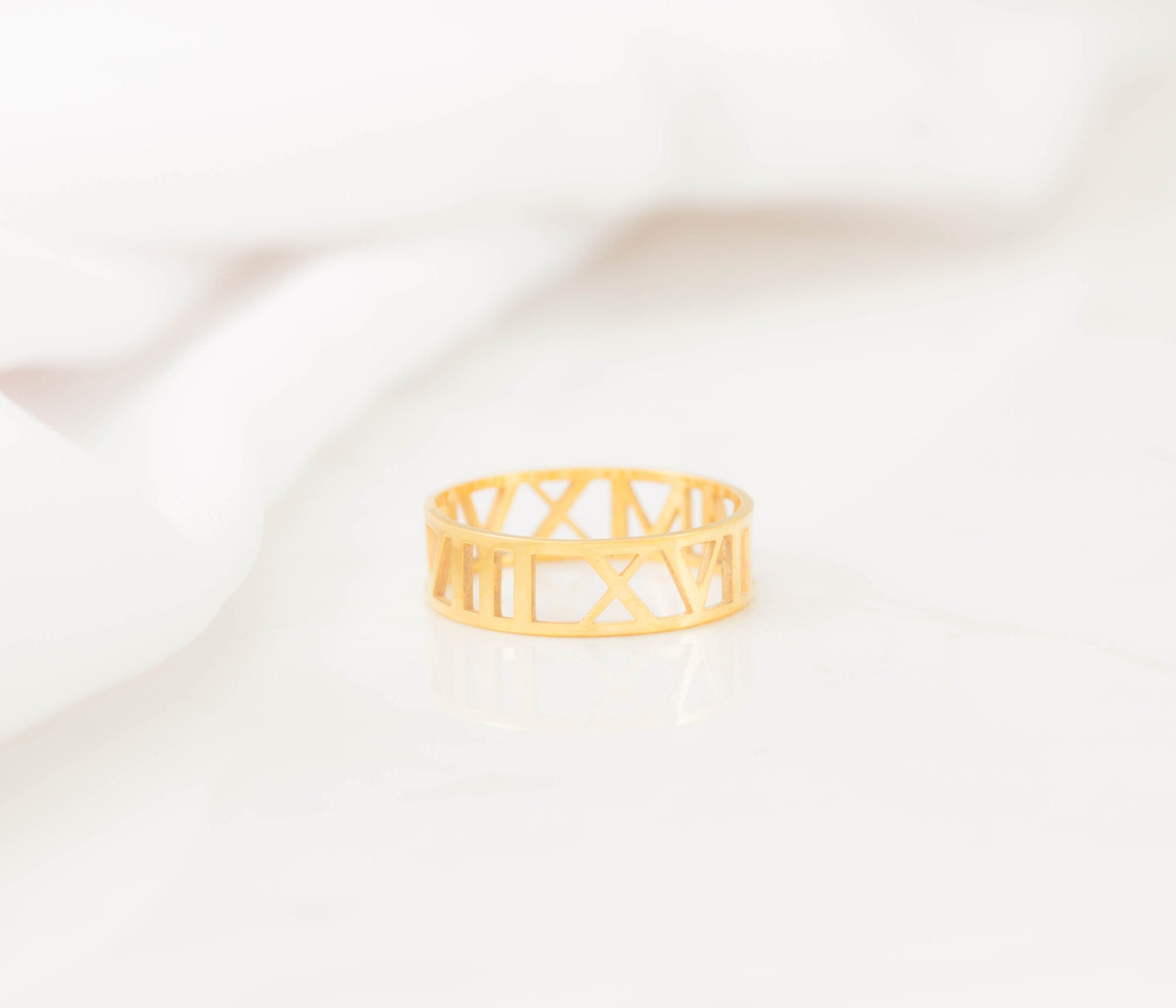 Roman Numerals Ring - Custom Personalized Wedding Date Coordinates Mother Gift Christmas Gift