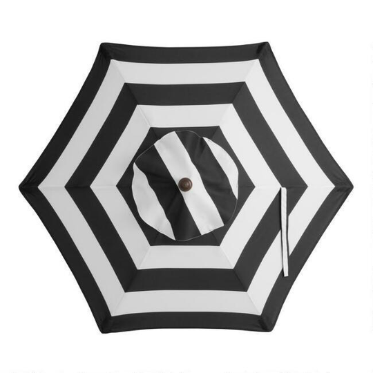 Striped 5 Ft Replacement Umbrella Canopy - Fabric by World Market