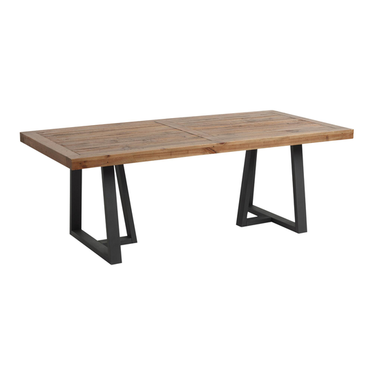 Reclaimed Pine Wood Alain Dining Table - Large by World Market