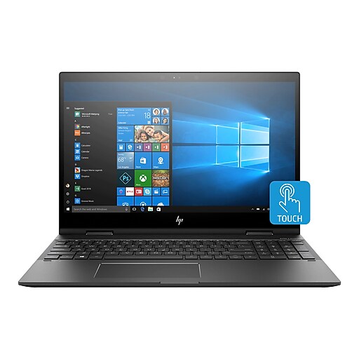 HP ENVY x360 15-cp0053cl 15.6" Refurbished Notebook, AMD Ryzen 5, 8GB Memory, 256GB SSD, Windows 10 (6EH45UAR#ABA)