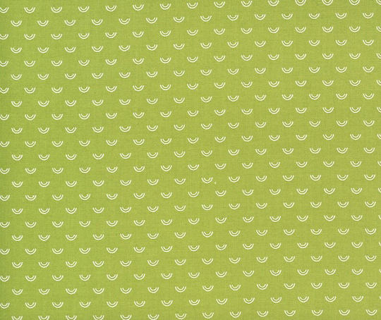 Shine On - Over The Rainbow in Green White Rainbows Cotton Quilt Fabric Blender By Bonnie & Camille For Moda Fabrics 55218-16 | W7422