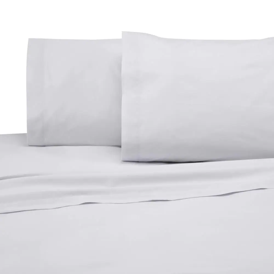 WestPoint Home Martex 225 Thread Count Sheet Full 225-Thread Count Cotton Blend White Bed Sheet | 028828991928