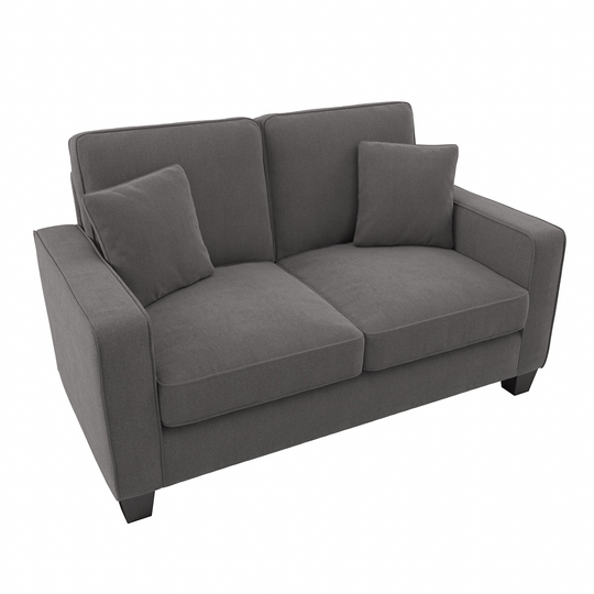 Bush Furniture Stockton Modern French Gray Herringbone Fabric Polyester/Blend Loveseat | SNJ61SFGH-03K