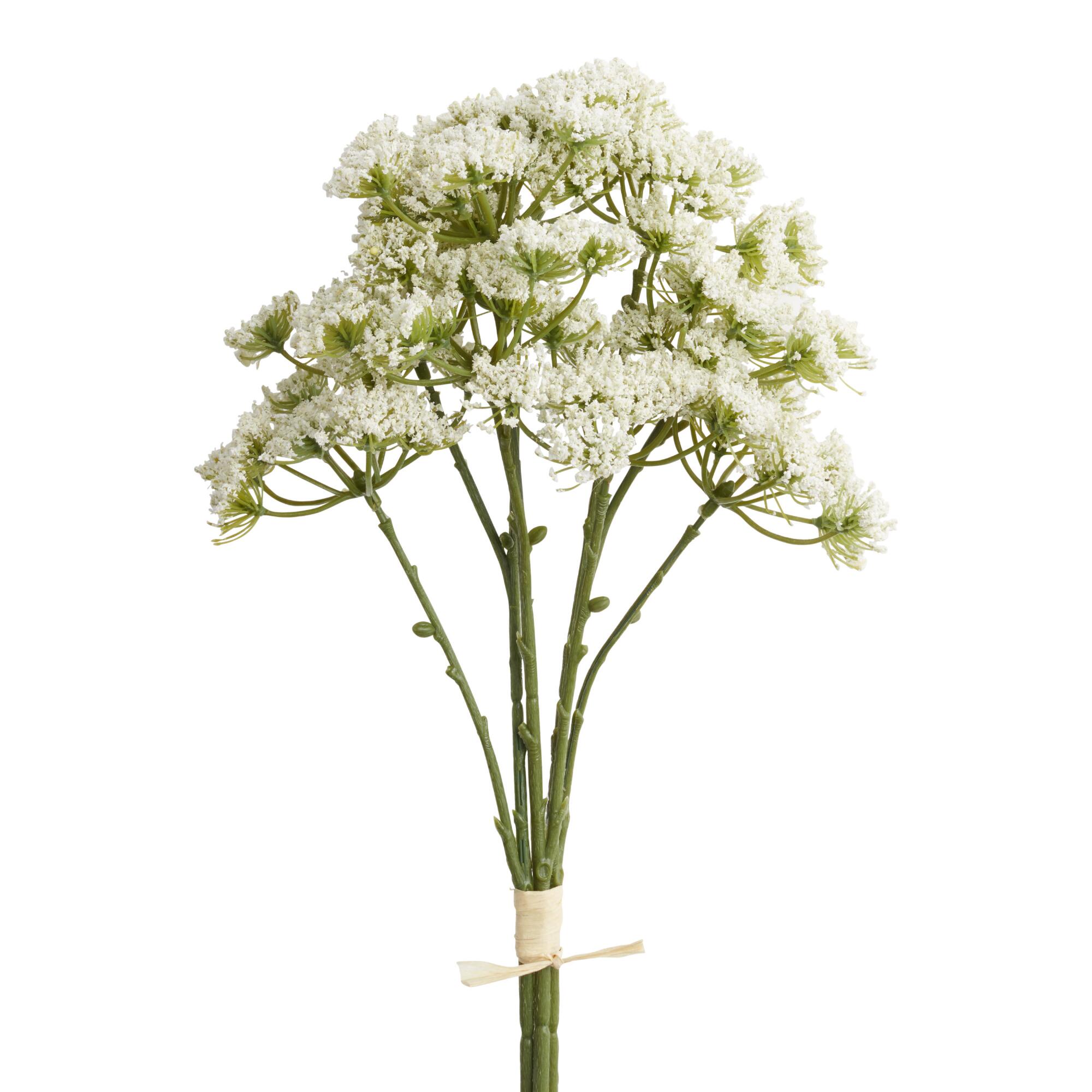 Faux Cream Queen Anne's Lace Bunch by World Market