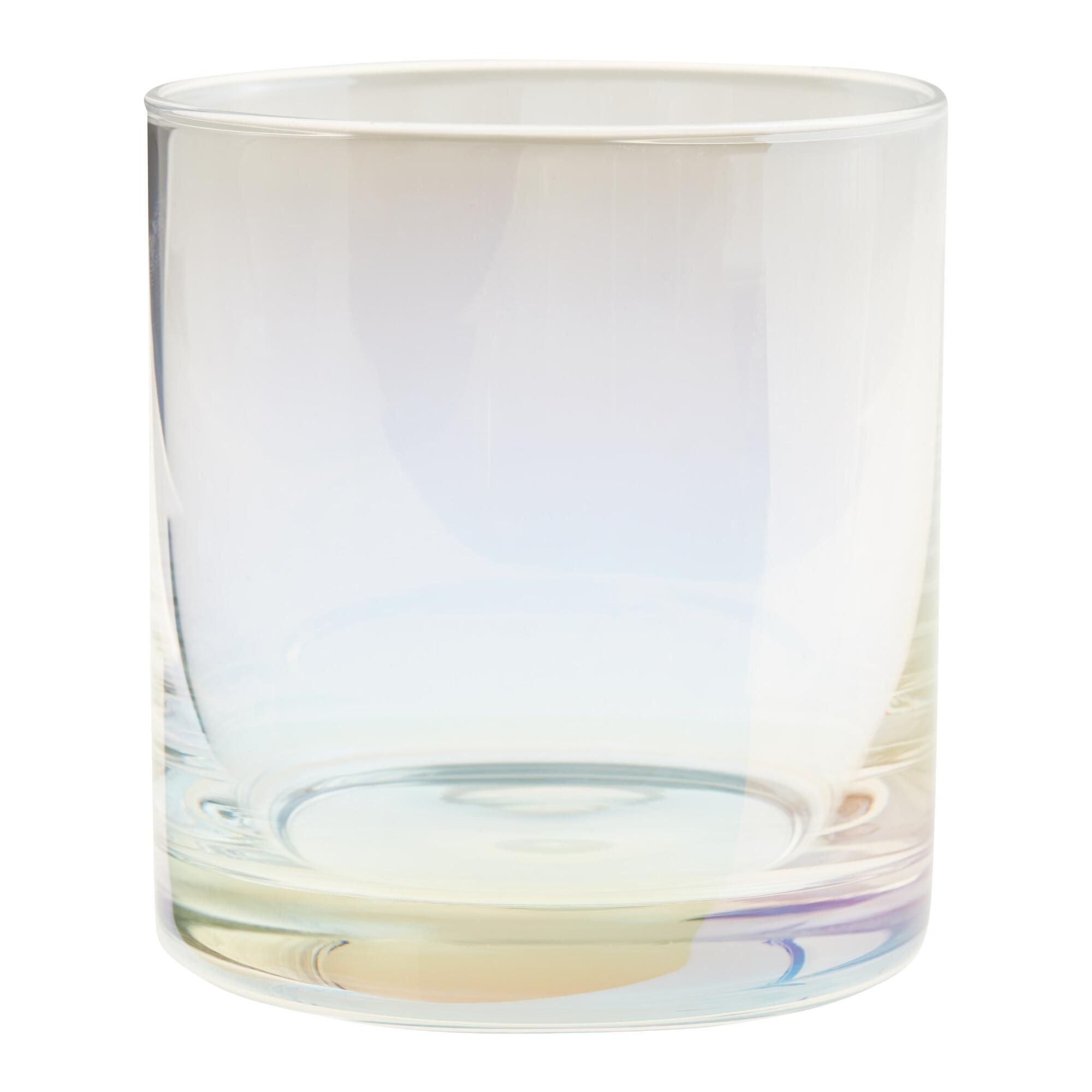Iridescent Double Old Fashioned Glass: Multi by World Market
