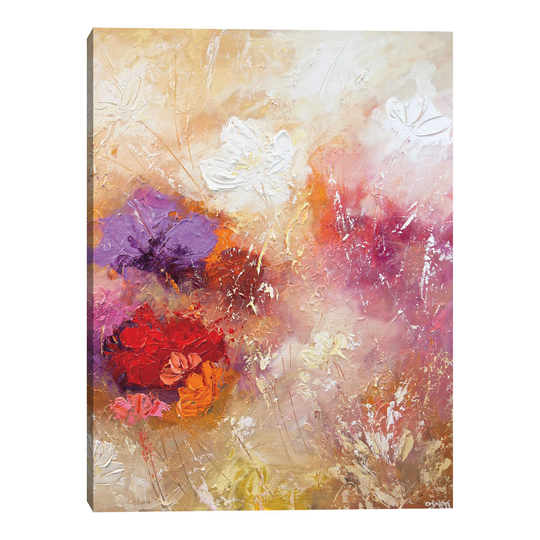 When You Dress Up by Osnat Tzadok Canvas Wall Art: Pink/Red/Multi - Oversized by World Market