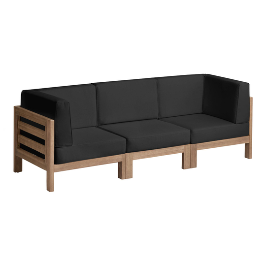 Segovia 3 Piece Modular Outdoor Patio Sofa With Slipcovers by World Market