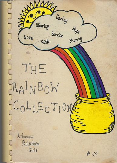 Little Rock Ar Vintage 1982 Arkansas Rainbow Girls Collection Cookbook State-Wide Community Favorite Recipes Collectible Souvenir Rare Book