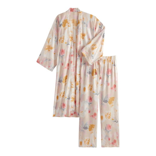 Pink Watercolor Floral Stacey Pajama Collection by World Market