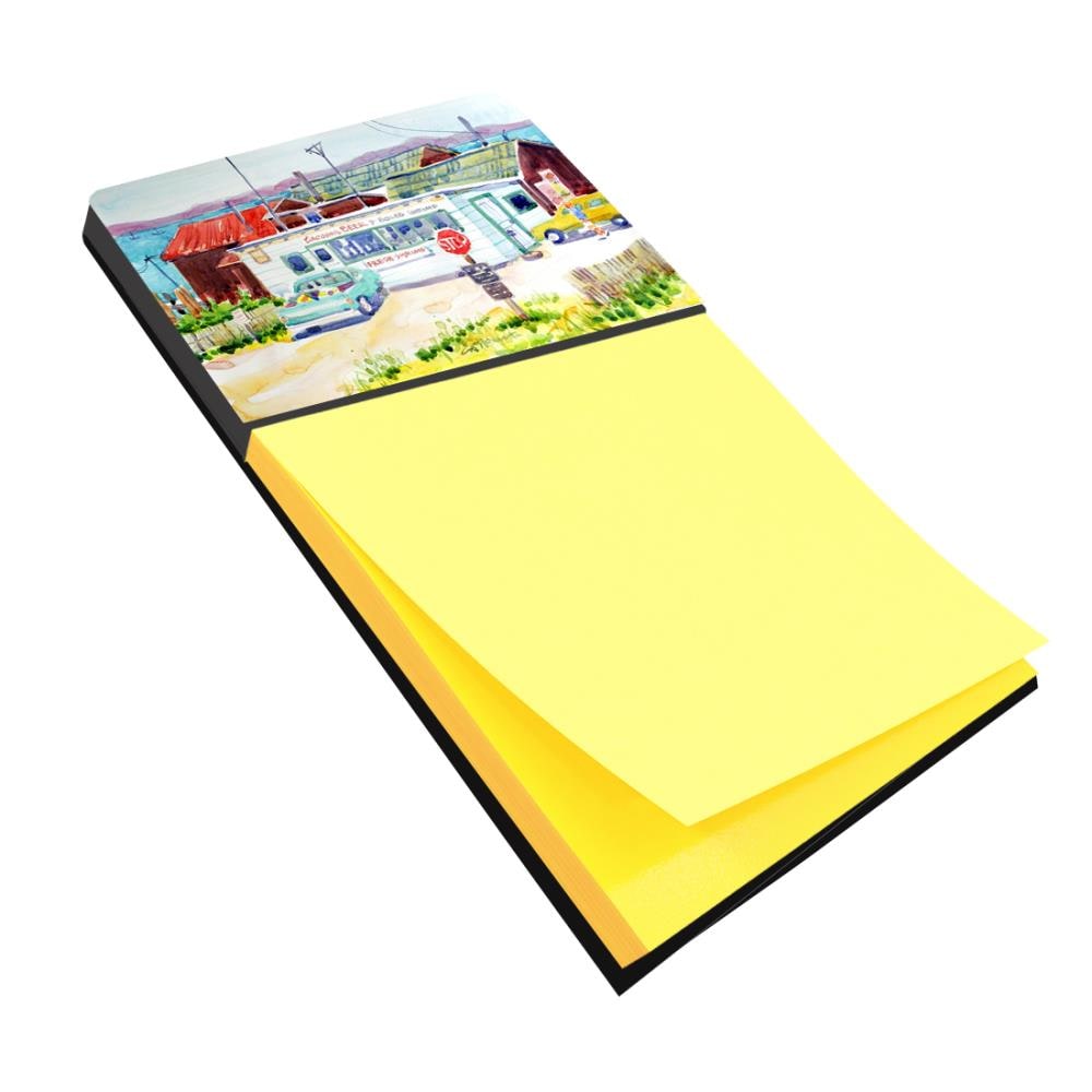 Caroline's Treasures Seafood Shack For Fresh Shrimp Refiillable Sticky Note Holder | 6054SN