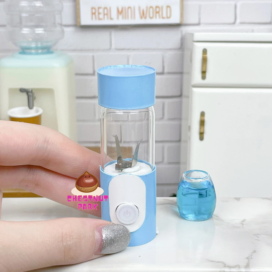 Miniature Cooking Real Working Blender Pastel Blue Real Cooking Kitchen