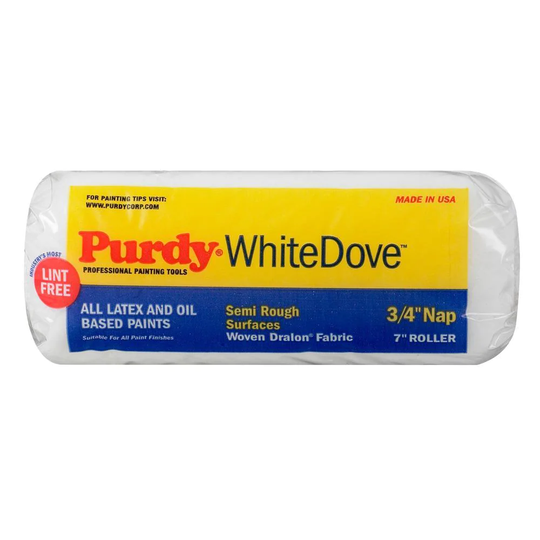 Purdy White Dove 7-in x 3/4-in Woven Synthetic Blend Paint Roller Cover | 140672074