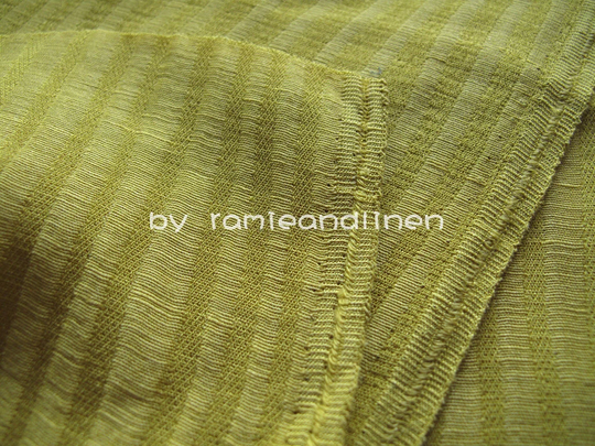 Silk Fabric, Cotton Blend Mustard Yellow, Special Texture, Dress Suiting Half Yard By 45" Wide