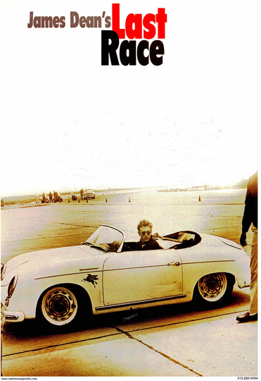 Vintage Reproduction Racing Poster James Deans Last Race Poster