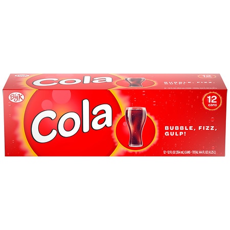Kroger Cola Soda - 12.0 oz x 12 pack