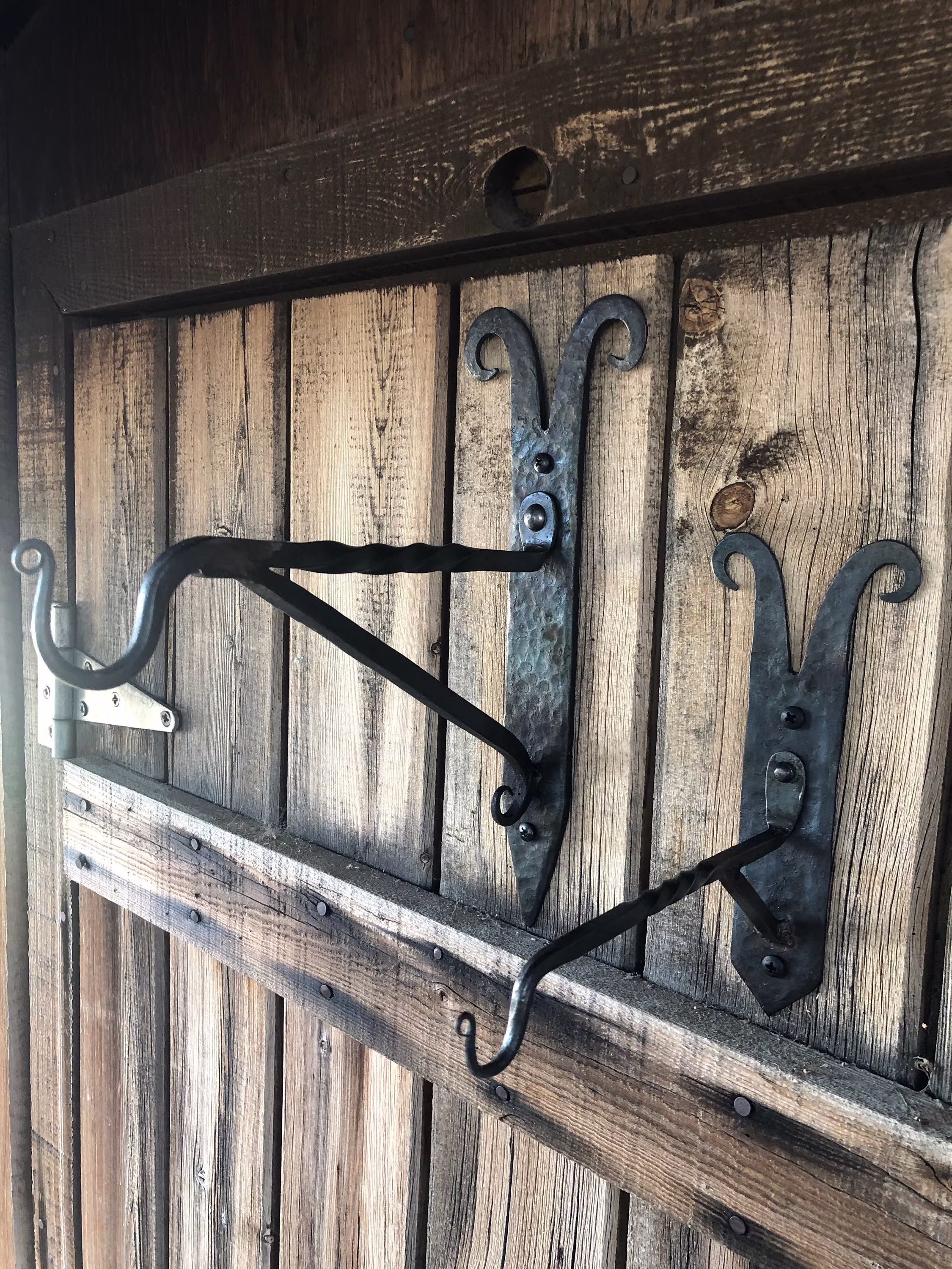 Hand Forged Twisted Wall Hook With Ram Horn Design