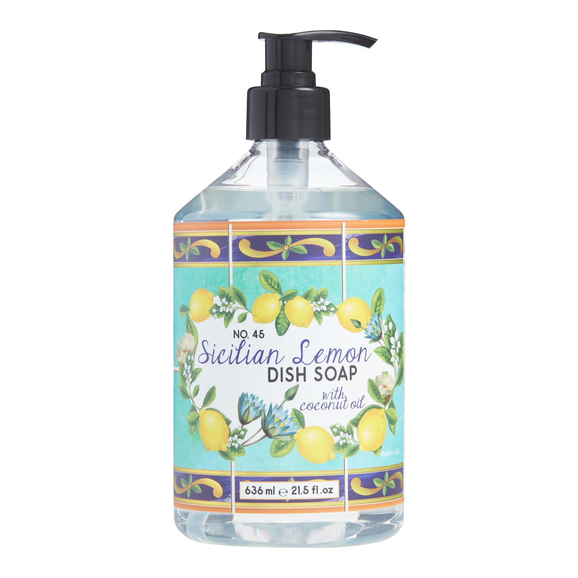 Sicilian Lemon With Coconut Oil Dish Soap by World Market