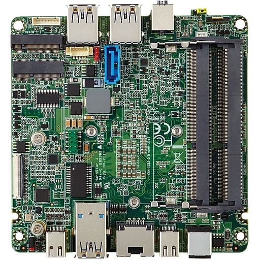 Intel NUC5i5MYBE Desktop Motherboard, Intel Chipset, Intel Core i5 i5-5300U Dual-core (2 Core) 2.90 GHz, 5 x Bulk Pack