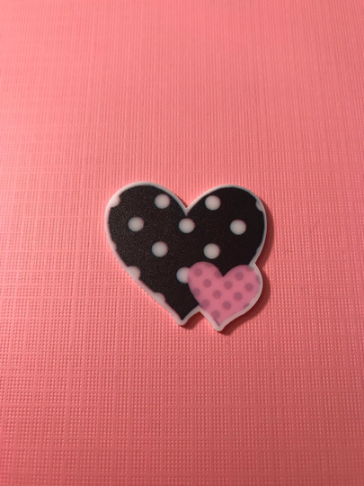 Polka Dot Heart Needle Minder