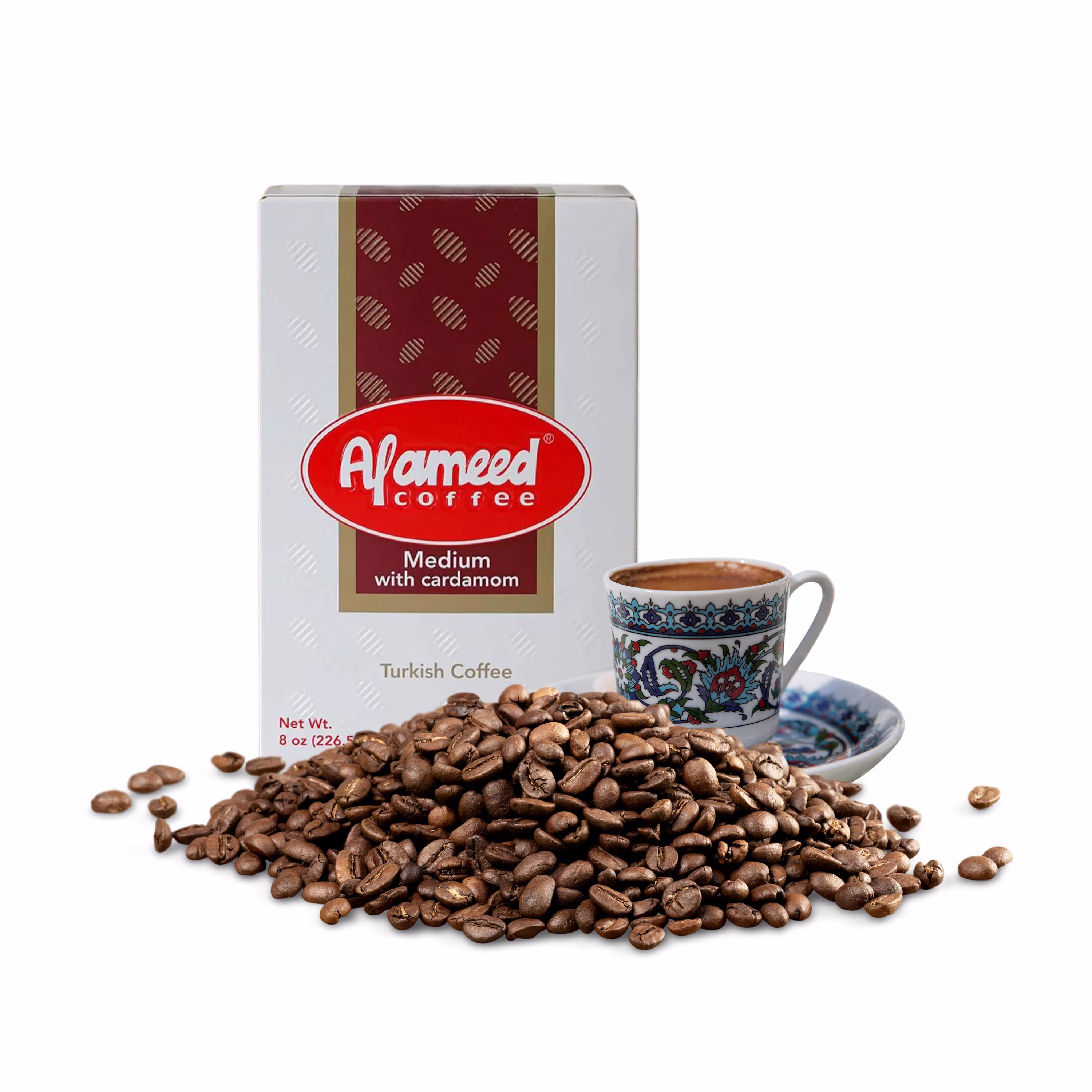 Al Ameed Turkish Coffee, With Cardamom