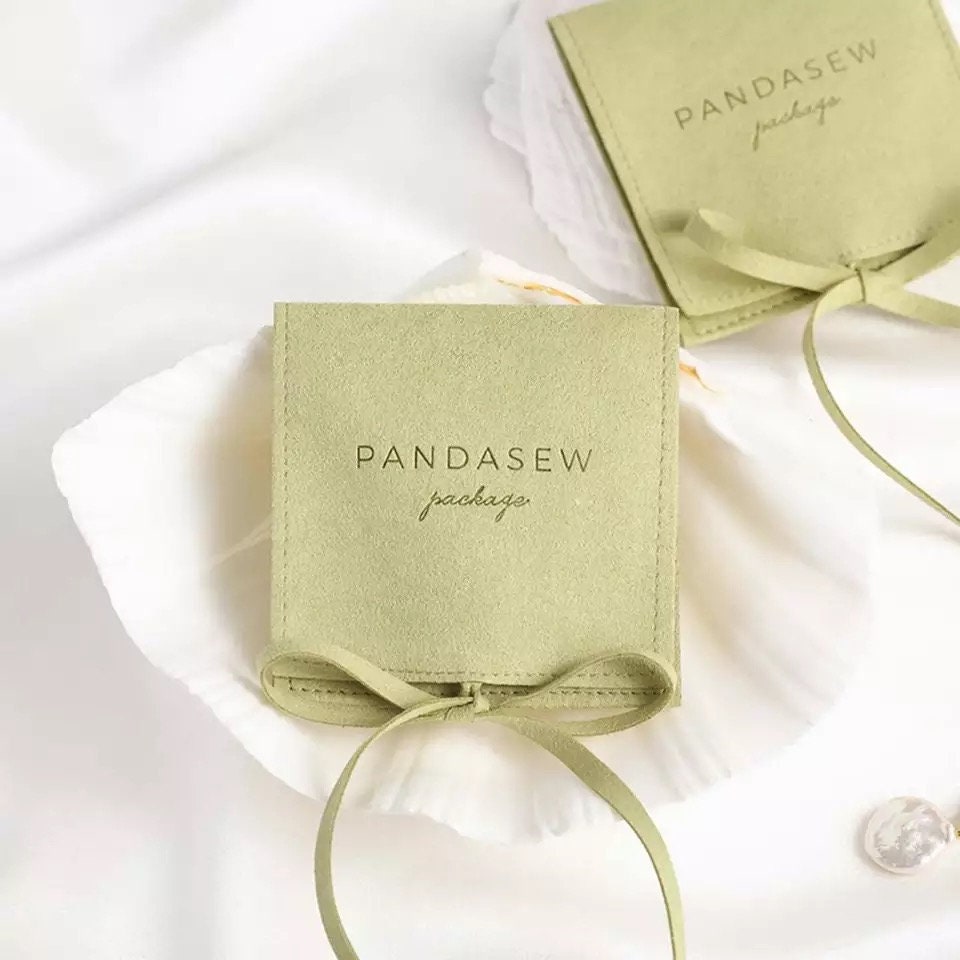 Custom Jewelry Pouch, Bag Custom, Bulk, With Logo, Velvet Small Business Packaging, 50Pc Bulk