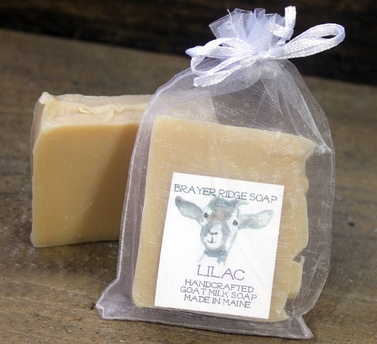 Lilac Scented Soap, Handcrafted Goat Milk Soap, Made in Maine, Sensitive Skin, Moisturizing Bath & Body