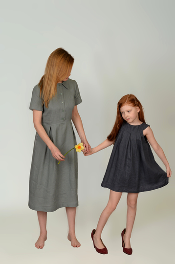 Linen Dress. Shirt Linen