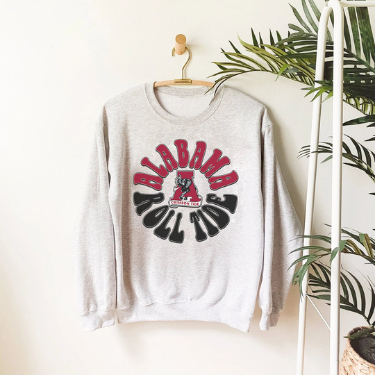 Alabama Sweatshirt, T-Shirt Retro Vintage Unisex Heavy Cotton Tee