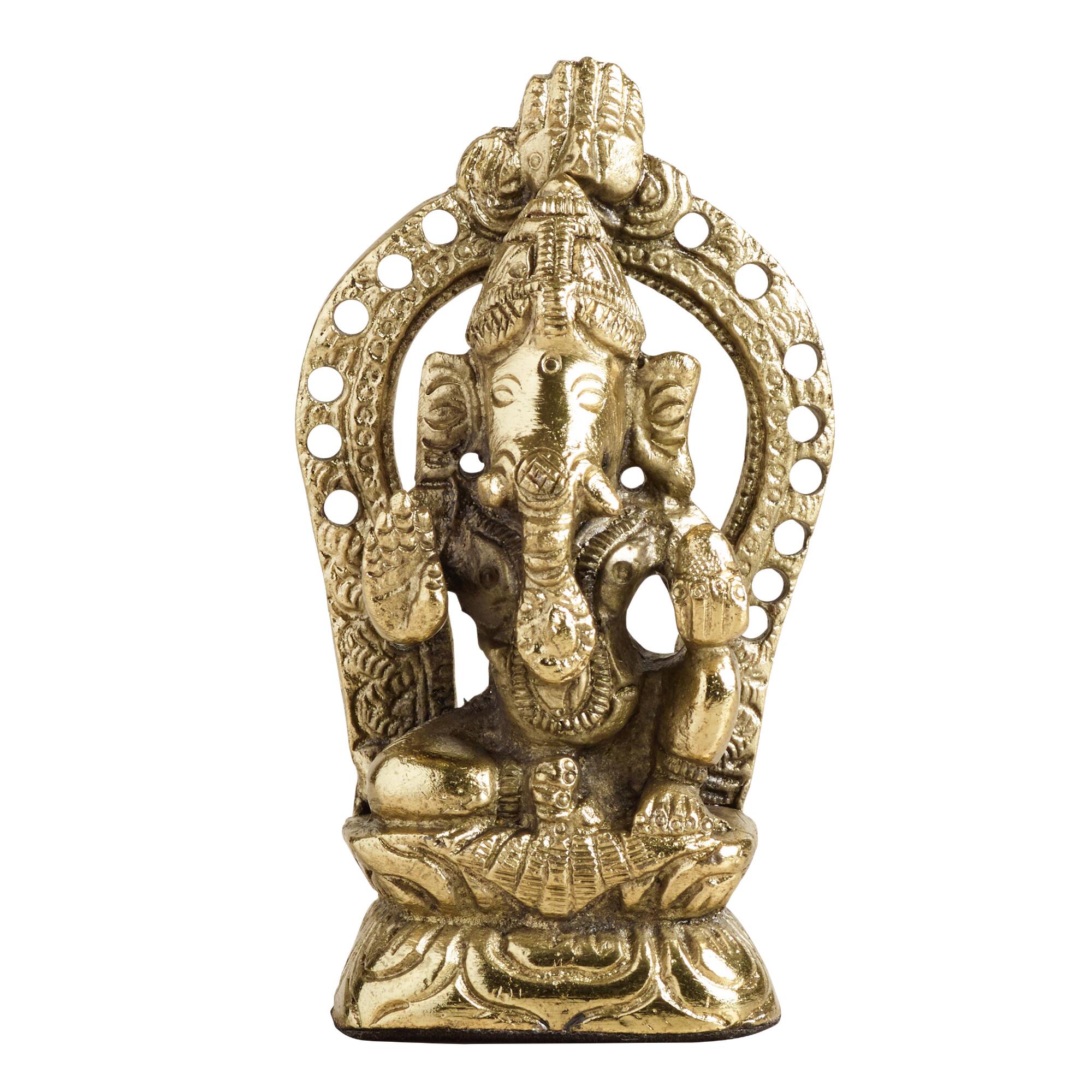 Gold Metal Ganesh Statue by World Market