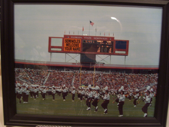 Seminoles Florida State Football Stadium Art College Fsu Tomahawk Matching Band