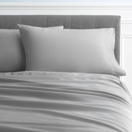 COLOR SENSE 800 tc cotton blend cvc queen sheet Set Queen 800-Thread Count Cotton Blend Gray Bed Sheet | IGCL800QSS-GRAY