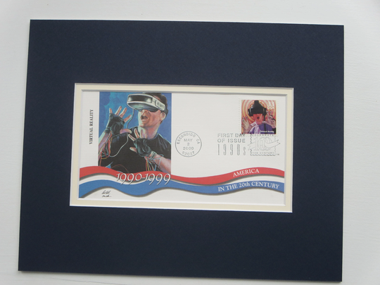 The Introduction Of The Virtual Reality & First Day Cover Its Own Stamp