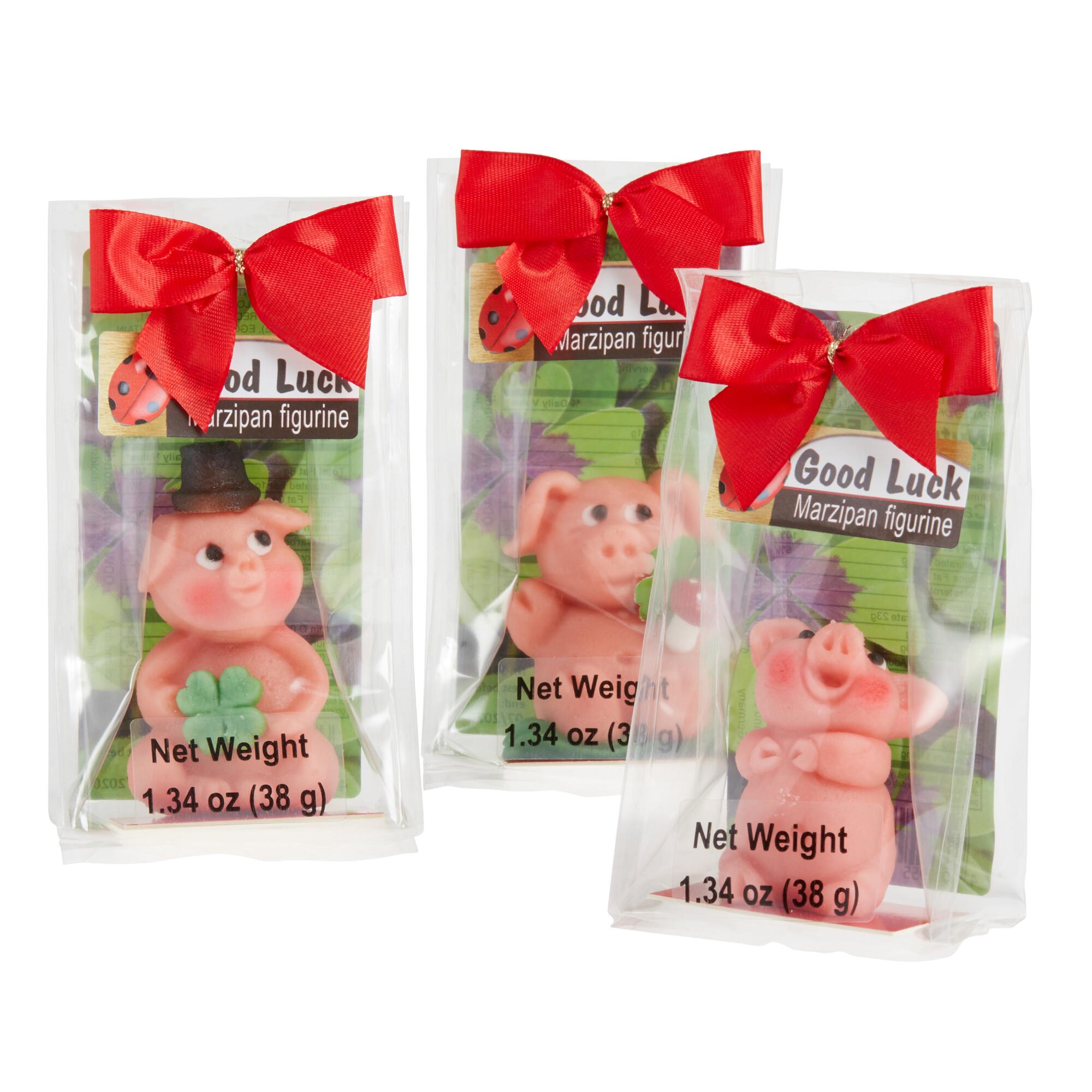 Odenwaelder Marzipan Pigs With Bow Set of 3 by World Market