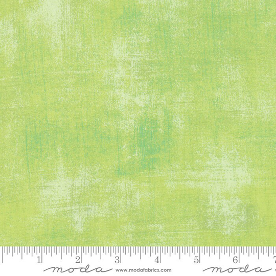 Grunge Basics - Key Lime Texture Blender in Light Green Cotton Quilt Fabric Material Basic Grey For Moda Fabrics 30150-303 | W8193