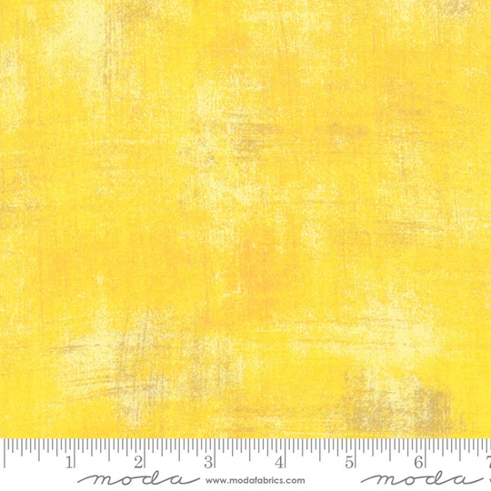 Grunge Basics - Sunflower Texture Blender in Yellow Cotton Quilt Fabric Material Basic Grey For Moda Fabrics 30150-281 | W8145