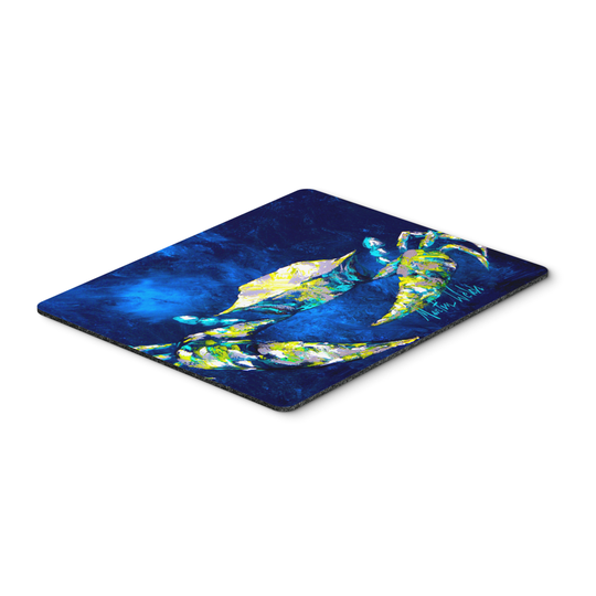 Caroline's Treasures MW1101MP Crab Blue Mouse Pad, Hot Pad or Trivet, Large, multicolor