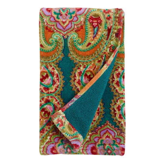 Multicolor Paisley Venice Hand Towel - Cotton by World Market