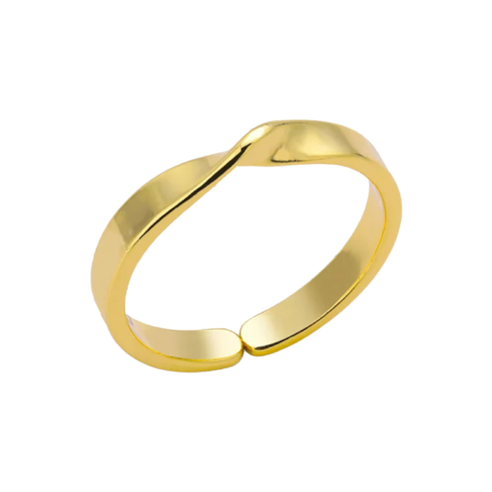 Mobius Ring, Infinity Ring, Gold Silver Gift For Her, Him