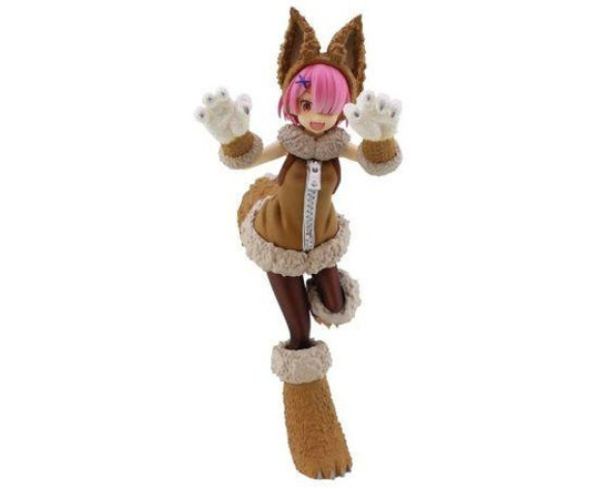 Re Zero Ram Wolf & Seven Little Goats Figure - Fairy Tale Series Furyu Japan Authentic