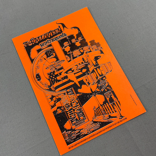 Handbill Original Concert, Canned Heat At Winterland, October 31, 1968