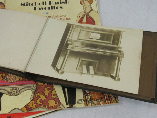 Vintage Piano Salesman's Sales Catalog Book Paper Epherema Trade Cards