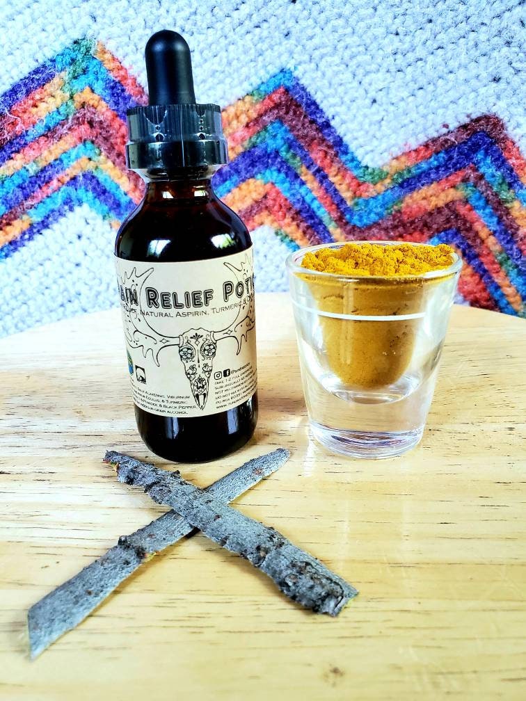 Herbal Tincture Blend - Willow Bark, Cramp & Turmeric