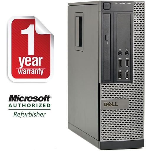 Dell 7010 SFF Refurbished Desktop Computer, Intel i5 3.2Ghz, 16GB RAM, 2TB Hard Drive, Windows 10 Pro