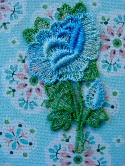 Vintage Gorgeous Embroidery Lace Applique