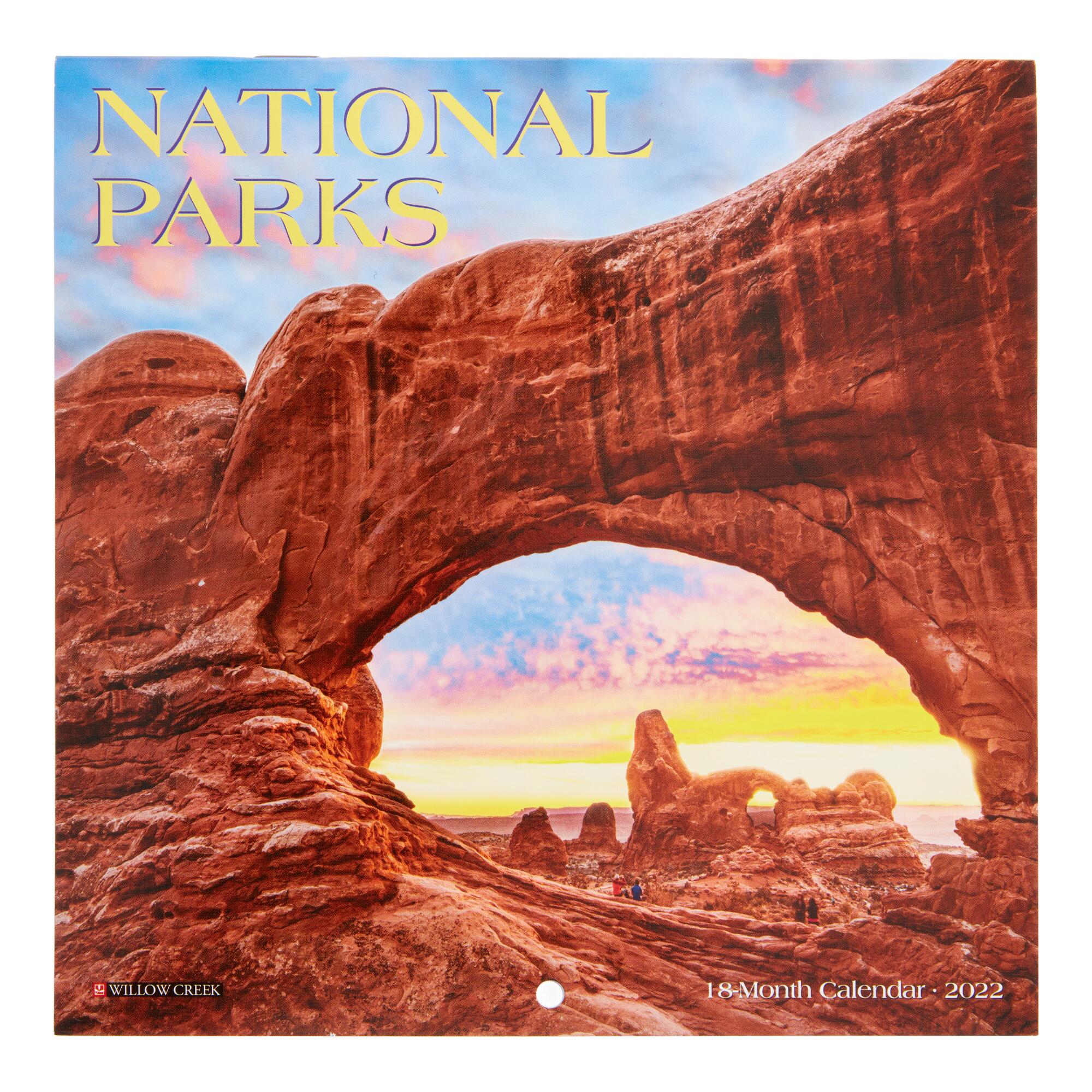 National Parks Mini 2022 Wall Calendar: Multi - Paper by World Market